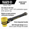 Ratcheting Wrenches | Klein Tools KT155HD 6-in-1 Lineman's Heavy-Duty Ratcheting Wrench image number 1