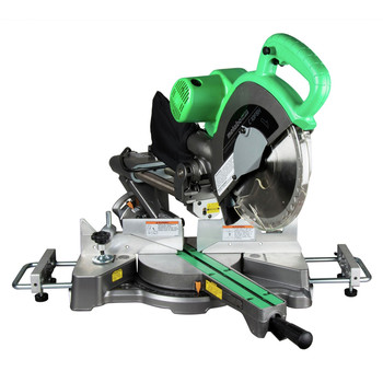 MITER SAWS | Metabo HPT C10FSHSM 15 Amp Sliding Dual Bevel Compound 10 in. Corded Miter Saw with Adjustable Laser Guide