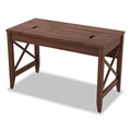 Alera WDE4824-T-WA 47.35 in. x 23.63 in. x 29.5 in.- 43.75 in. Sit-to-Stand Table Desk - Modern Walnut image number 4