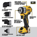 Dewalt DCD703F1 XTREME 12V MAX Brushless Lithium-Ion Cordless 5-In-1 Drill Driver Kit (2 Ah) image number 8