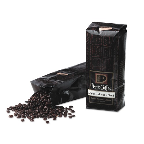 Coffee | Peet's Coffee & Tea 500705 1 lbs. Bag Major Dickason's Blend Whole Bean Coffee image number 0