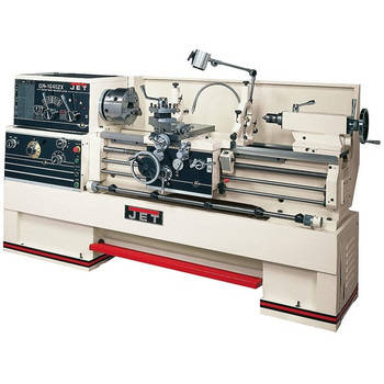 JET GH-1660ZX Lathe with 2-Axis ACU-RITE 200S and Taper Attachment Installed