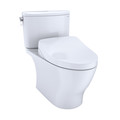 Bidets | TOTO MW4423056CEFG#01 WASHLETplus Nexus 2-Piece Elongated 1.28 GPF Toilet with S550e Contemporary Bidet Seat (Cotton White) image number 0