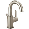 Bathroom Sink Faucets | Delta P191102LF-BN Percept Single Handle Centerset Bathroom Faucet - Brushed NIckel image number 0