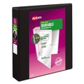 New Arrivals | Avery 17021 Durable View Binder With Durahinge And Slant Rings, 3 Rings, 1.5-in Capacity, 11 X 8.5, Black image number 0