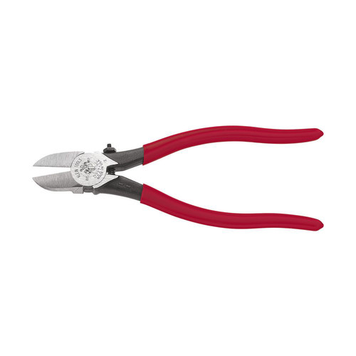 Pliers | Klein Tools D227-7C 7 in. Spring Loaded Plastic Diagonal Cutting Pliers image number 0