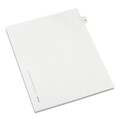 Avery 82220 Preprinted Legal Exhibit 10-Tab '22-ft Label 11 in. x 8.5 in. Side Tab Index Dividers - White (25-Piece/Pack) image number 0