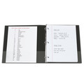 Avery 07901 11 in. x 8.5 in. DuraHinge 3 Ring 5 in. Capacity Durable Non-View Binder with EZD Rings - Black image number 3