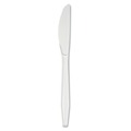 Boardwalk BWK KNIFEMWPS Mediumweight Polystyrene Cutlery Knife - White (100-Piece/Box) image number 1