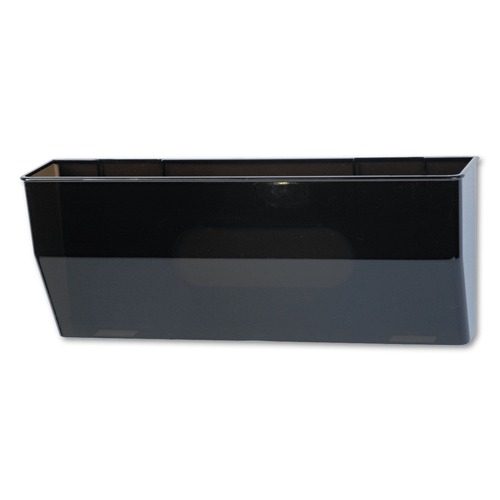 New Arrivals | Deflecto 50102 15 in. x 3 in. x 6-3/8 in. Magnetic DocuPocket Wall File - Legal, Smoke image number 0