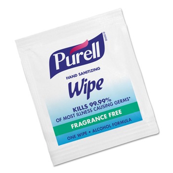 PURELL 9022-10 Sanitizing Hand Wipes, 5 in. x 7 in. (1000/Carton)