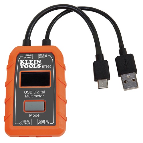 Klein Tools ET920 USB-A and USB-C Digital Meter image number 0