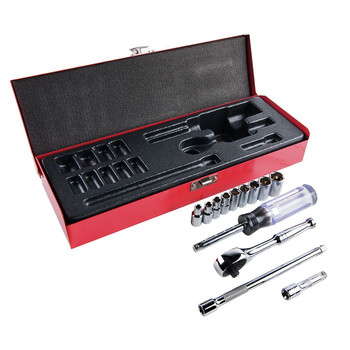 SOCKETS AND RATCHETS | Klein Tools 65500 13-Piece 1/4 in. Drive Socket Wrench Set