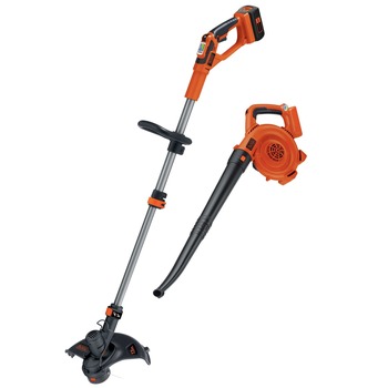 Black & Decker LCC140 40V MAX Lithium-Ion Cordless String Trimmer and Sweeper Kit (2 Ah)