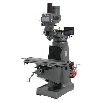 MILLING MACHINES | JET JTM-4VS Mill with Newall DP700 DRO and X-Axis Powerfeed & Power Draw Bar