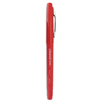 Universal UNV50503 Porous Point Medium 0.7mm Pen - Red (1-Dozen)