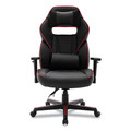 Alera BT-51593RED Racing Style Ergonomic Gaming Chair - Black/Red image number 1