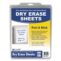  | C-Line 57911 8.5 in. x 11 in. Peel and Stick Dry Erase Sheets - White (25/Box) image number 0