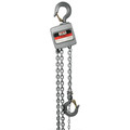 JET 133115 AL100 Series 1 Ton Capacity Aluminum Hand Chain Hoist with 15 ft. of Lift image number 0