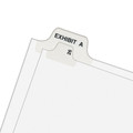 Avery 12398 11 in. x 8.5 in. 26 Tab Letter Y Legal Bottom Tab Index Dividers - White (25-Piece/Pack) image number 3