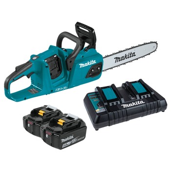 OUTDOOR | Makita XCU07PT 18V X2 (36V) LXT Lithium-Ion 5.0 Ah Brushless 14 in. Chainsaw Kit