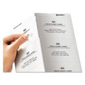 Avery 05664 Easy Peel 3.33 in. x 4 in. Shipping Labels with Sure Feed - Matte Clear (6-Piece/Sheet, 50 Sheets/Box) image number 1