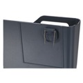 New Arrivals | Universal UNV08162 Recycled Plastic Cubicle Single File Pocket - Black image number 2