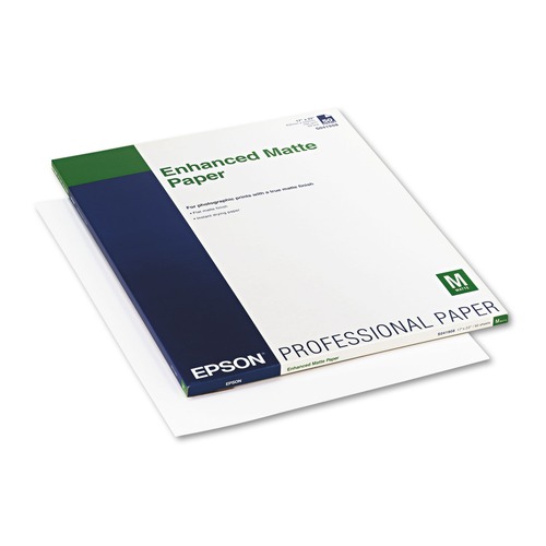 New Arrivals | Epson S041908 10 mil 17 in. x 22 in. Ultra Premium Matte Presentation Paper - White (50/Pack) image number 0