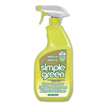 ALL PURPOSE CLEANERS | Simple Green 3010001214002 24 oz. Spray Bottle Lemon Scent Industrial Cleaner and Degreaser Concentrate (12/Carton)