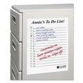 C-Line 57911 8.5 in. x 11 in. Peel and Stick Dry Erase Sheets - White (25/Box) image number 2