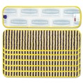 Cleaning and Janitorial Accessories | Rubbermaid Commercial FGQ81000YL00 Microfiber 18 in. Scrubber Pads with Vertical Polyprolene Stripes - Yellow (6/Carton) image number 0