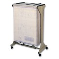 Safco 5060 Mobile Plan Center Sheet Rack, 18 Hanging Clamps, 43 3/4 X 20 1/2 X 51, Sand image number 0