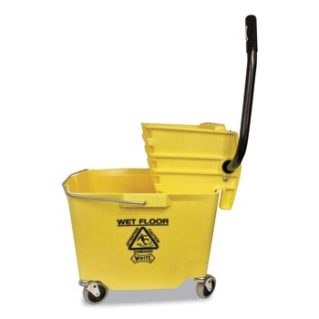 PRODUCTS | Impact IMP 6Y/2635-3Y White Premium 26 - 35 Quart Wringer and Bucket - Yellow