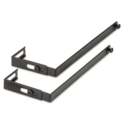 New Arrivals | Universal UNV08173 Adjustable Cubicle Hangers - Black (2/Set) image number 0