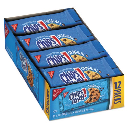 Snacks | Nabisco 00 44000 05222 00 Chips Ahoy Cookies, Chocolate Chip, 1.4 Oz Pack image number 0