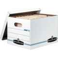 Bankers Box 57036-04 Stor/File 12.5 in. x 16.25 in. x 10.5 in. Letter/Legal Files, Storage Box - White (6/Pack) image number 3