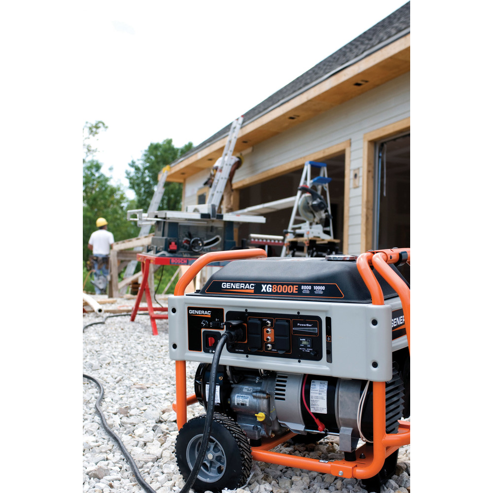 Generac XG8000E XG Series 8,000 Watt ElectricManual Start Portable