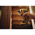Dewalt DCF887D2 20V MAX XR Brushless Lithium-Ion 1/4 in. Cordless 3-Speed Impact Driver Kit with (2) 2 Ah Batteries image number 6