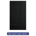 Paper Towels and Napkins | Hoffmaster 180513 Dinner Napkins, 2-Ply, 15 x 17, Black, 1000/Carton image number 1