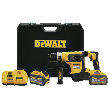 Dewalt DCH416X2 60V MAX Brushless Lithium-Ion 1-1/4 in. Cordless SDS Plus Rotary Hammer Kit with 2 Batteries (9 Ah)
