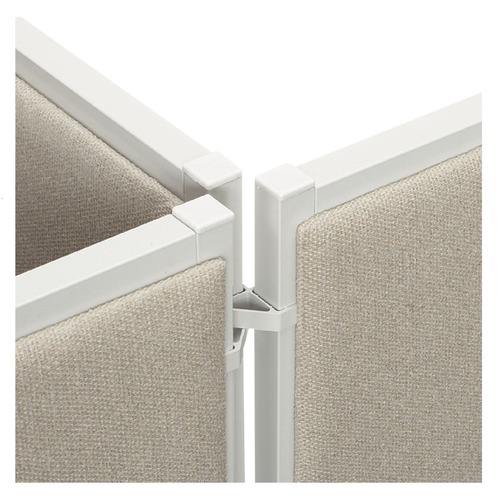 Office Desks & Workstations | HON HBV-QC90.Q Verse 90 Degree QuickConnect Panel-to Panel Connectors - Light Gray (2-Piece/Pack) image number 0