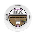 Bowls and Plates | AJM Packaging Corporation AJM CP9GOAWH Coated Paper Plates, 9-in Dia, White, 100/pack, 12 Packs/carton image number 1