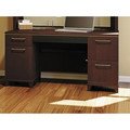Bush 2960MCA1-03 Enterprise Collection 60 in. x 28.63 in. x 29.75 in. Double Pedestal Desk - Mocha Cherry image number 3