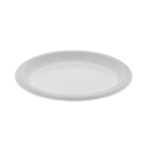 Pactiv Corp. YMI9 Meadoware Ops Dinnerware, Plate, 8.88-in Dia, White, 400/carton image number 0