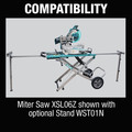 Makita XSL06PM 36V (18V X2) LXT Brushless Lithium-Ion 10 in. Cordless Dual-Bevel Sliding Compound Miter Saw with Laser Kit and 2 Batteries (4 Ah) image number 6