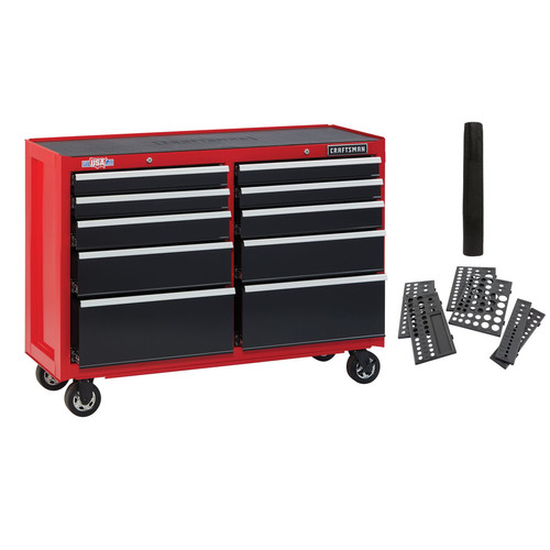 Craftsman CMST82775RB 52 in. 10 Drawer Metal Tool Chest image number 0
