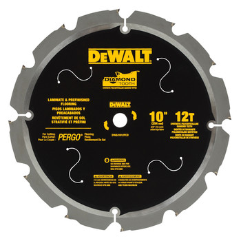 SAW ACCESSORIES | Dewalt 10 in. 12-Tooth PCD Tipped Laminate Cutting Blade