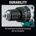 Factory Reconditioned Makita XPH12R-R 18V LXT Compact Brushless Lithium-Ion 1/2 in. Cordless Hammer Drill Kit with 2 Batteries (2 Ah) image number 8