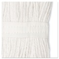 Cleaning & Janitorial Supplies | Boardwalk BWK224CCT 24 oz. Premium Cut-End Cotton Wet Mop Heads - White (12/Carton) image number 3
