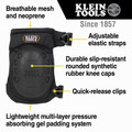 Kneepads | Klein Tools 60344 Hinged Gel Knee Pads image number 5